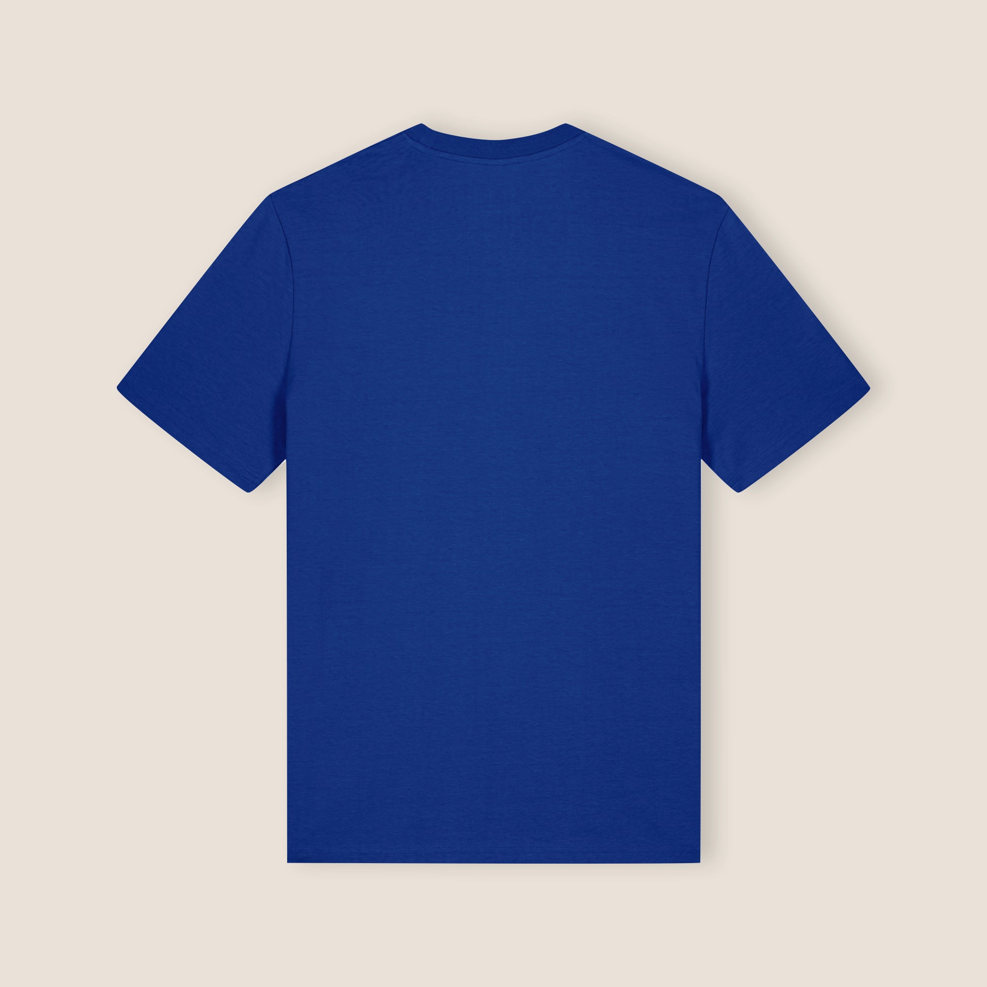 THE POP SIGNATURE TEE 180 // workwear blue & beige
