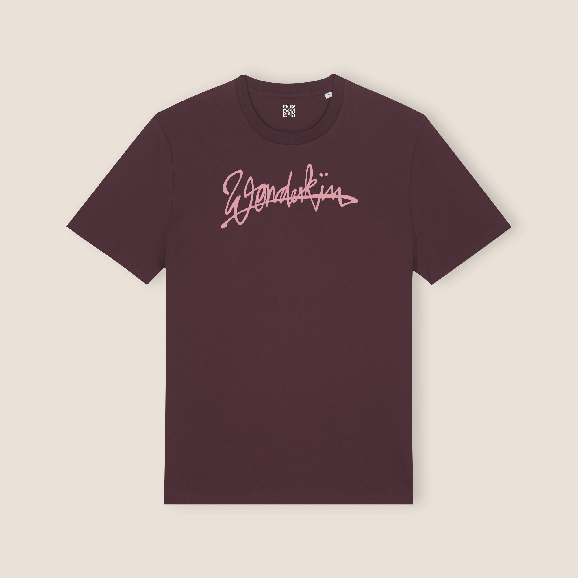 THE POP SIGNATURE TEE 180 // eggplant & pink