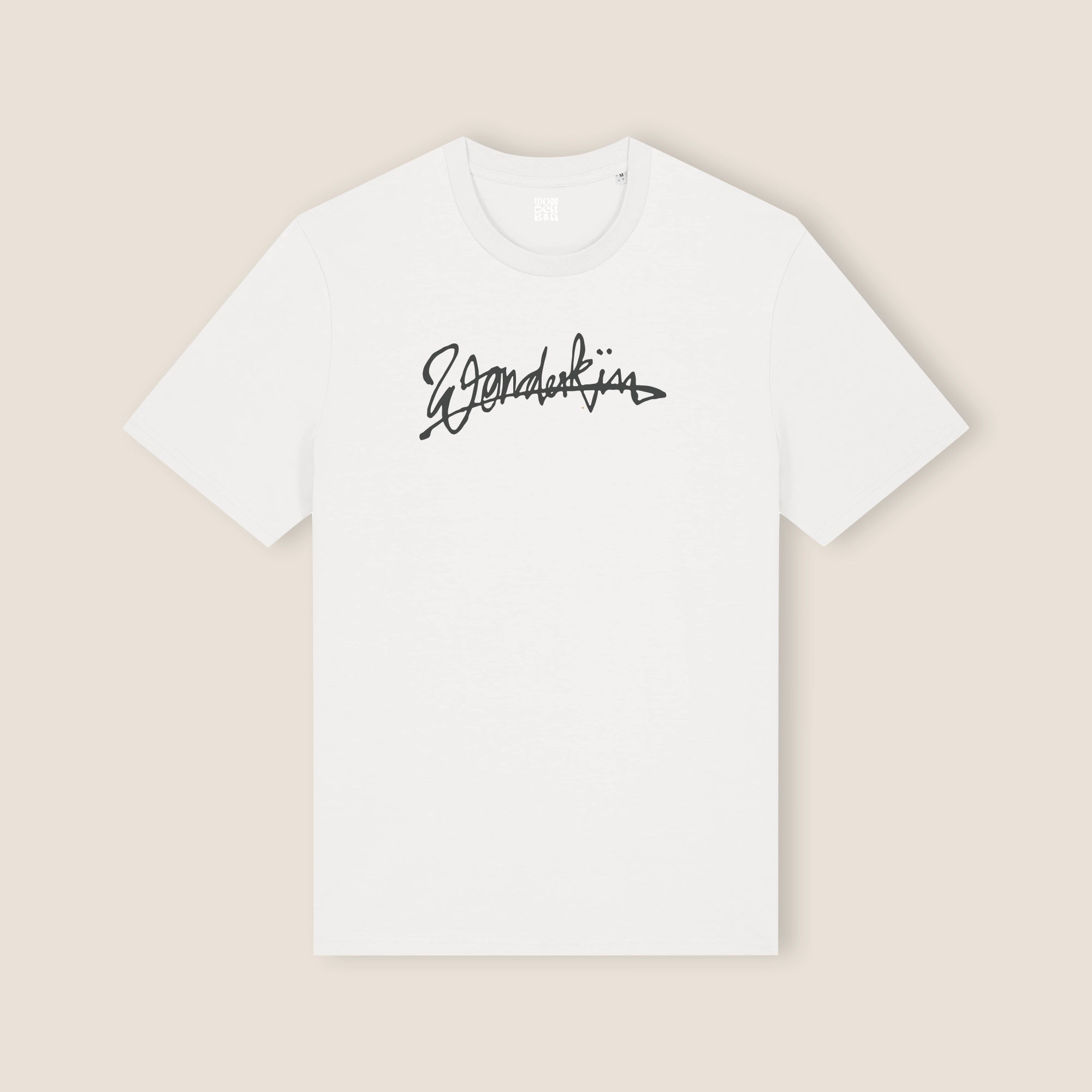 THE POP SIGNATURE TEE 180 // off white & anthracite