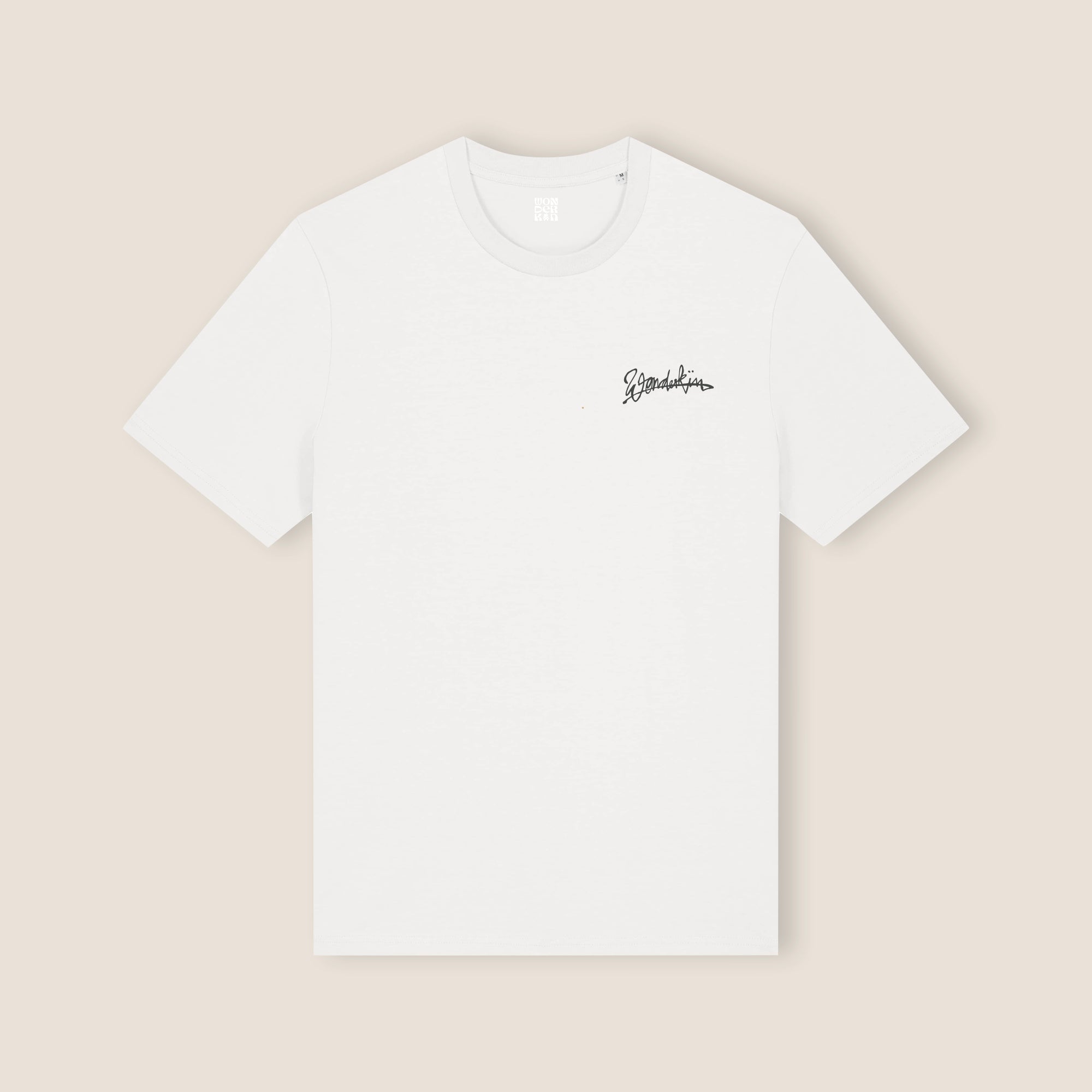 THE POP SIGNATURE TEE 180 // off white & anthracite