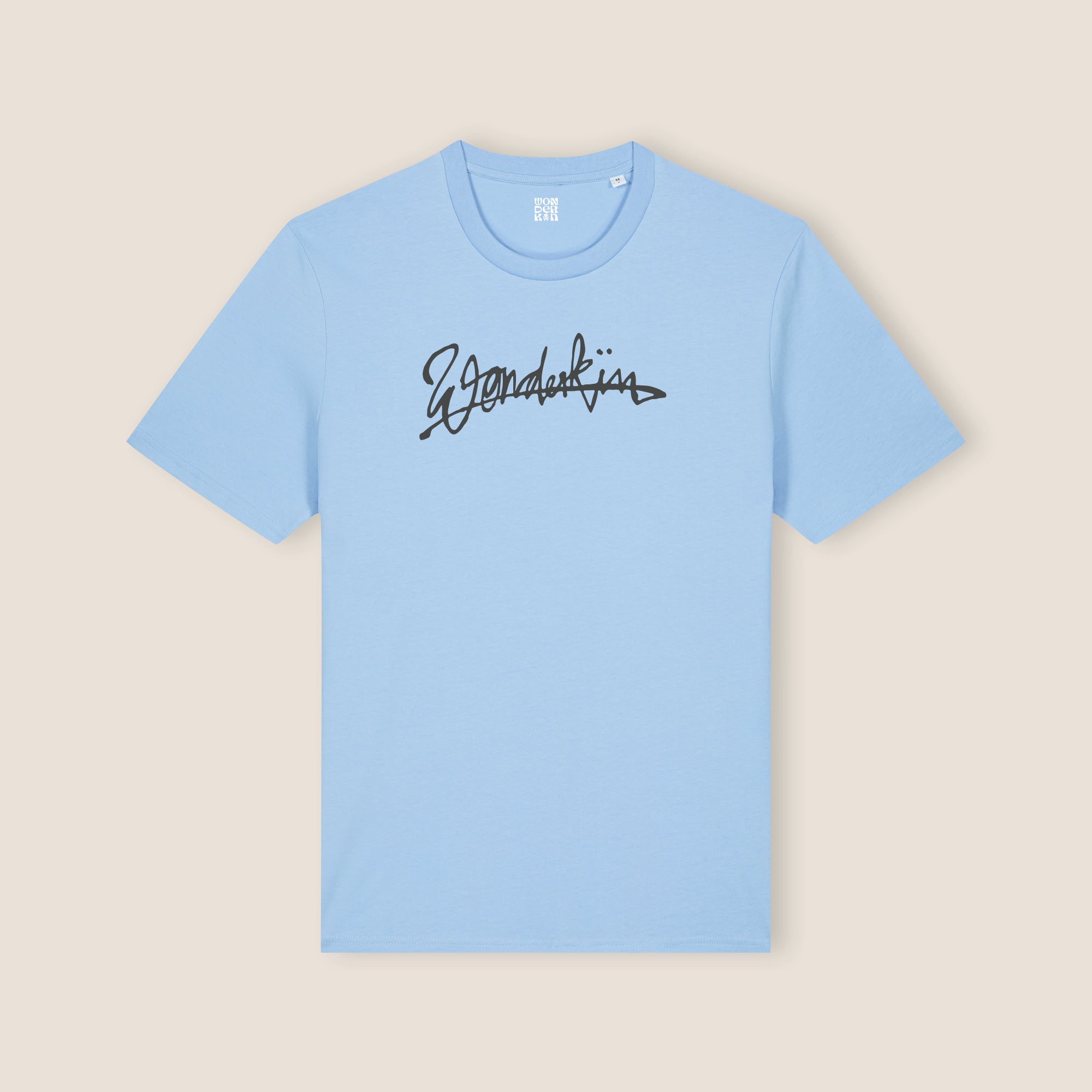 THE POP SIGNATURE TEE 180 // light blue & anthracite