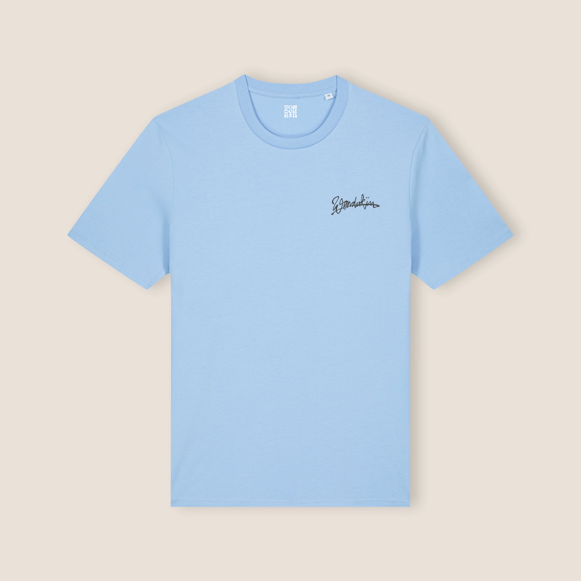 THE POP SIGNATURE TEE 180 // light blue & anthracite