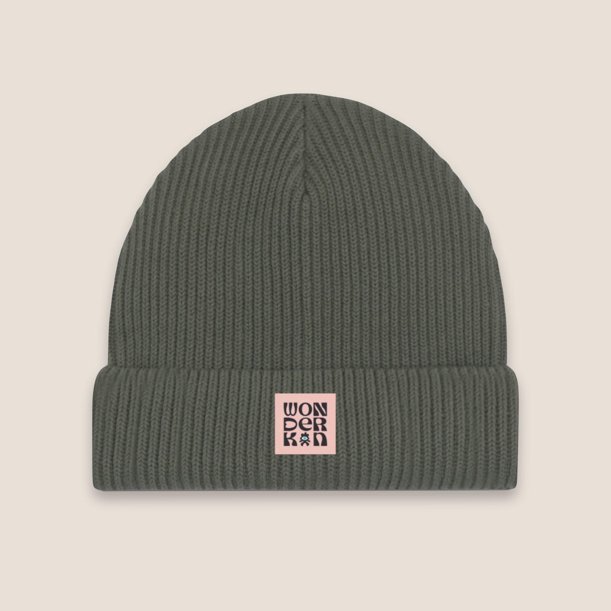 THE POP BEANIE // dark green