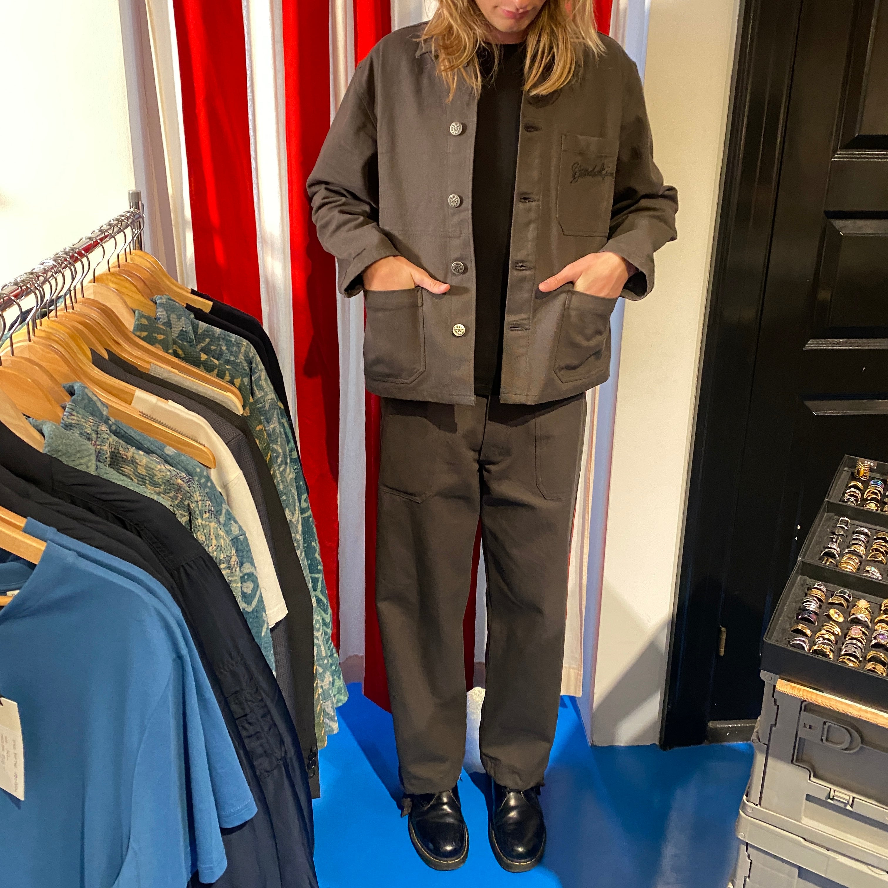 THE POP WORK JACKET // Dusty Brown