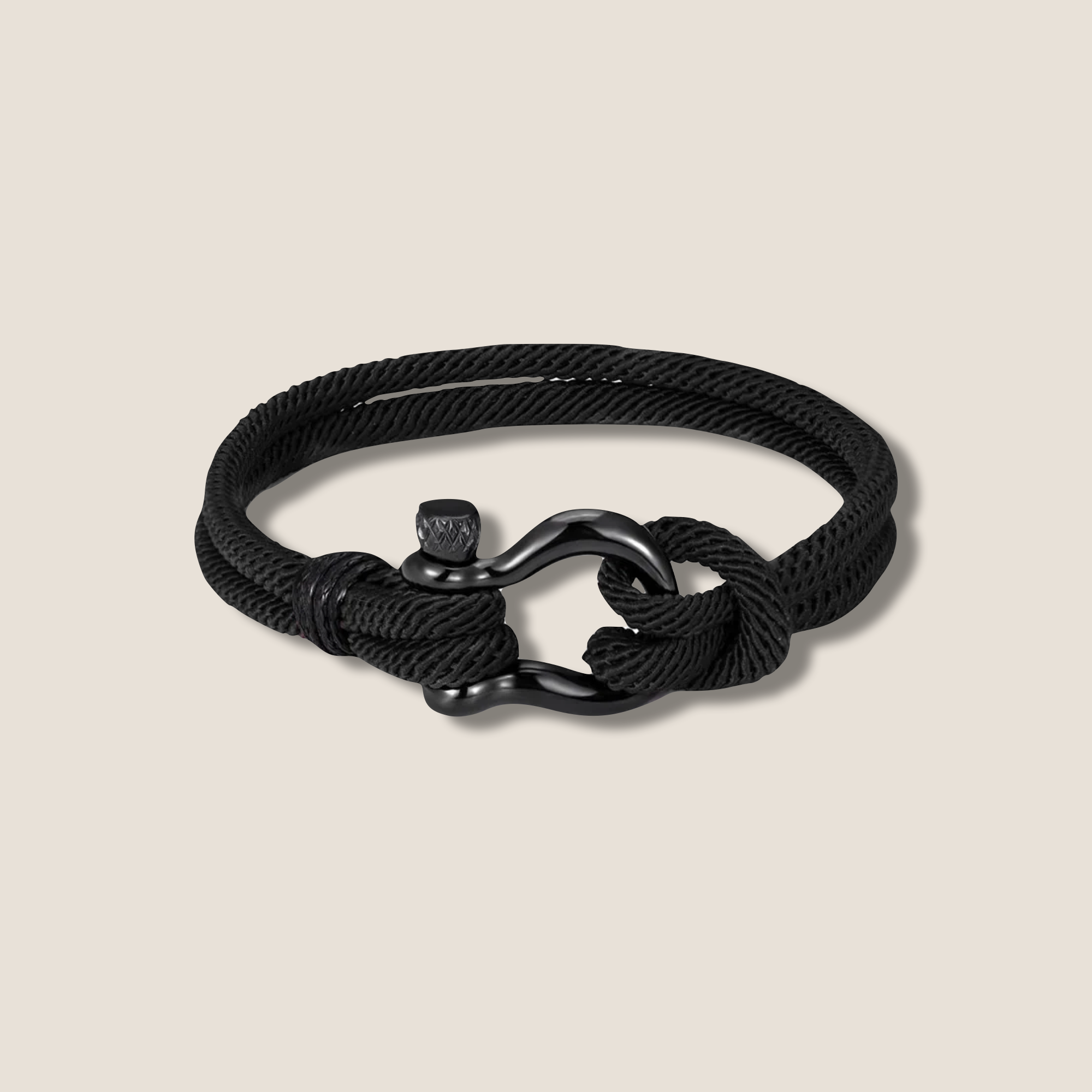 THE POP BLACK D BRACELET // dark black