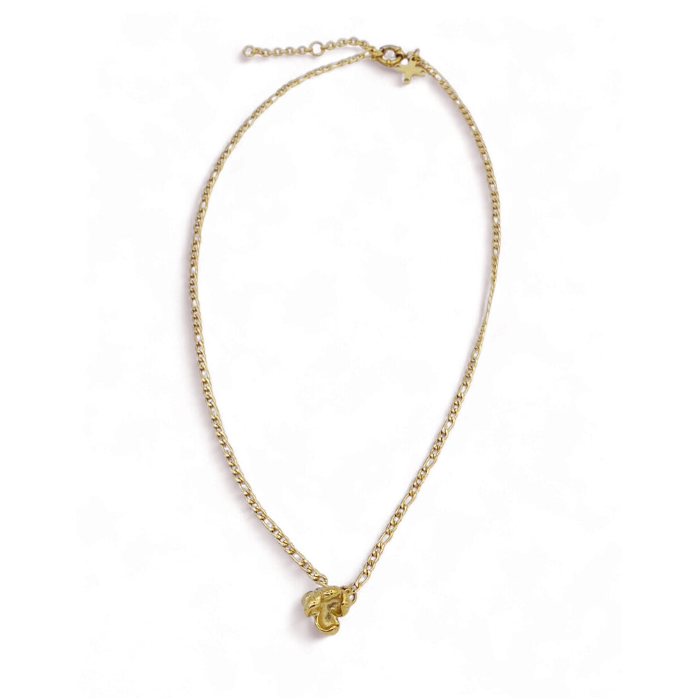 THE POPCORN NECKLACE / gold