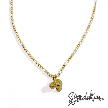 THE POPCORN NECKLACE / gold