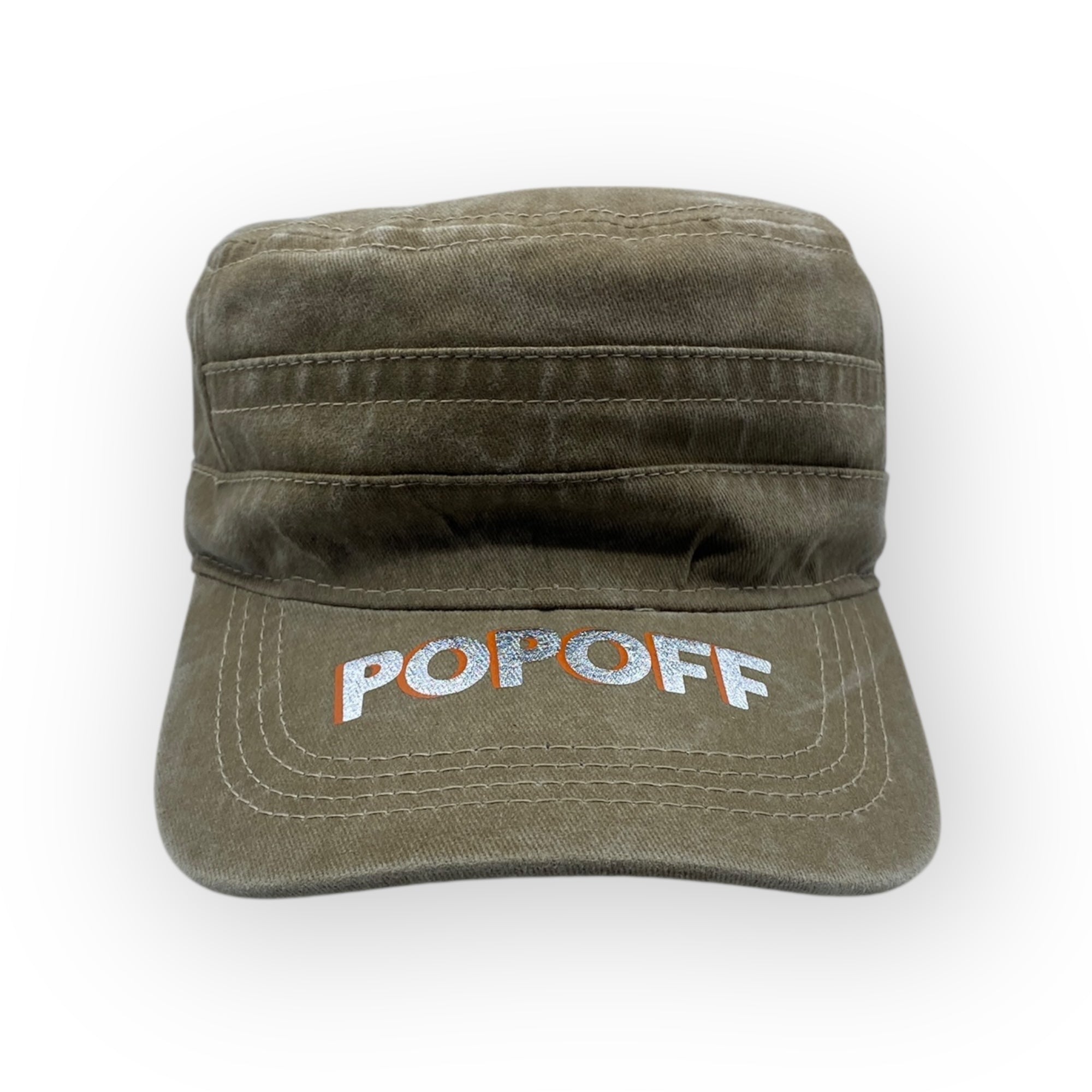 THE POP-OFF CADET CAP // Sand + Holo