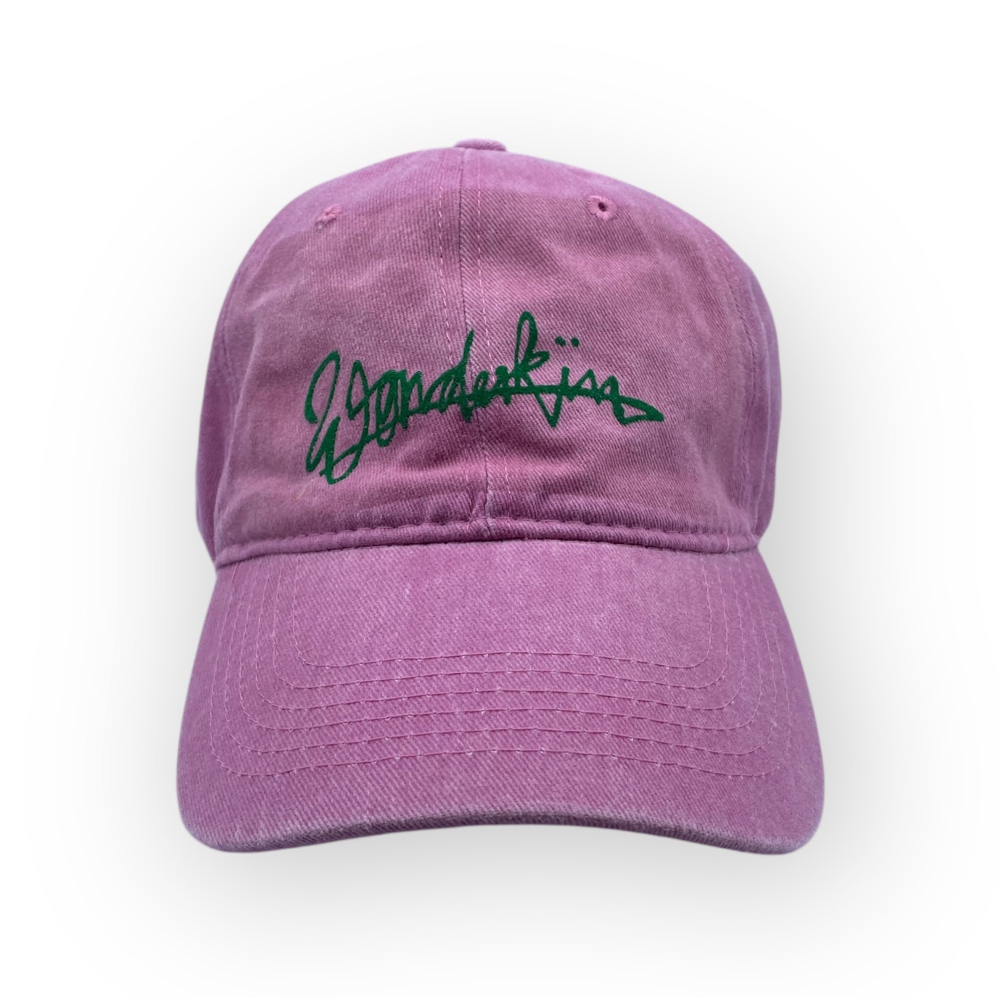 THE POP VINTAGE STREET LOGO CAP // Pink & Green