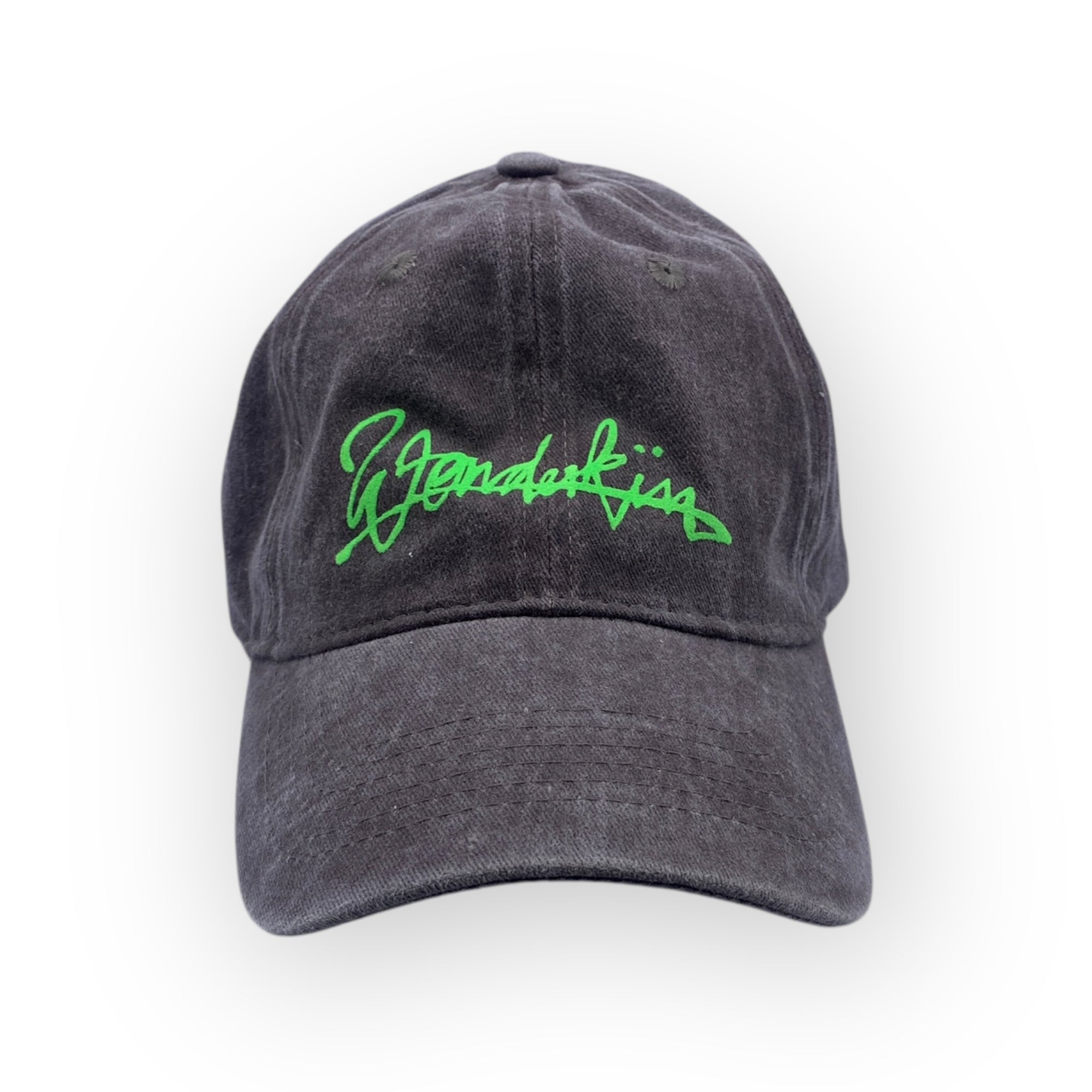 THE POP VINTAGE STREET LOGO CAP // BROWN & Green