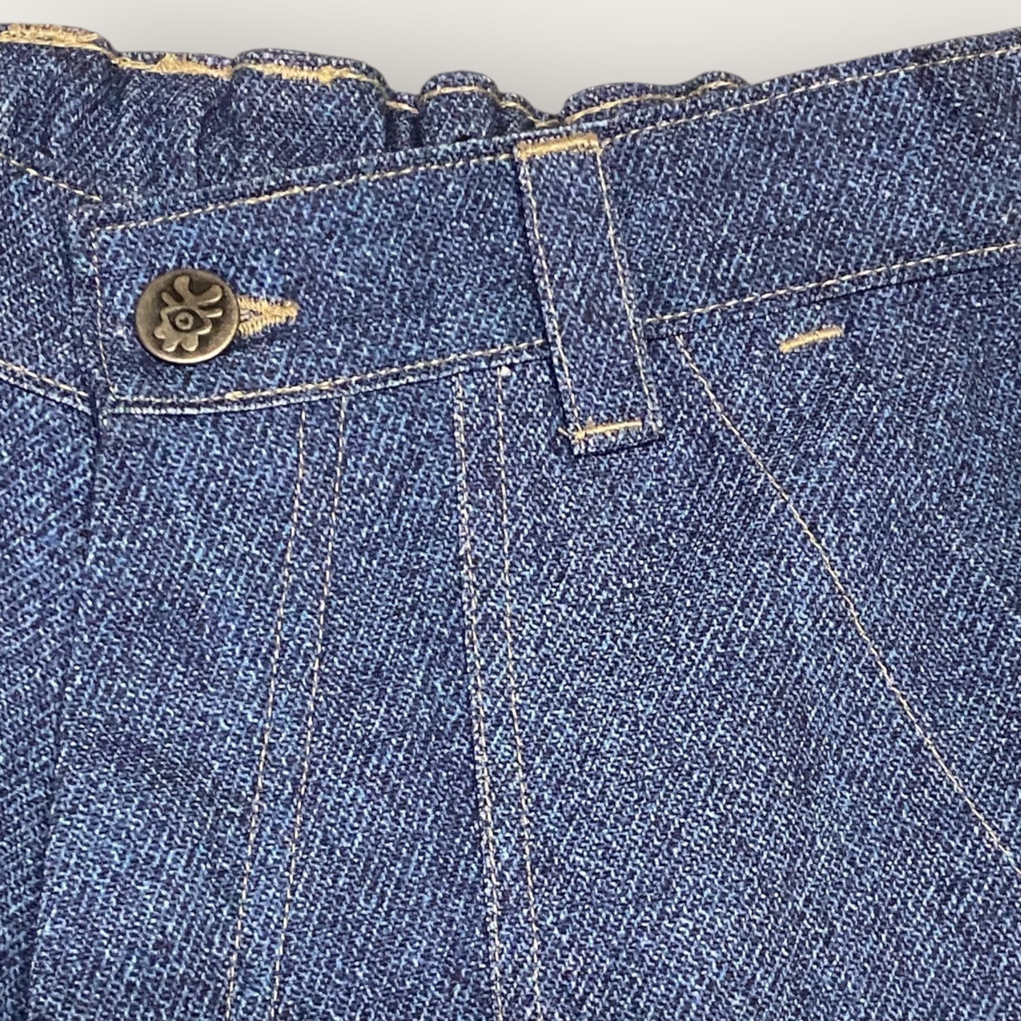 THE POP WORK PANT // Denim Print