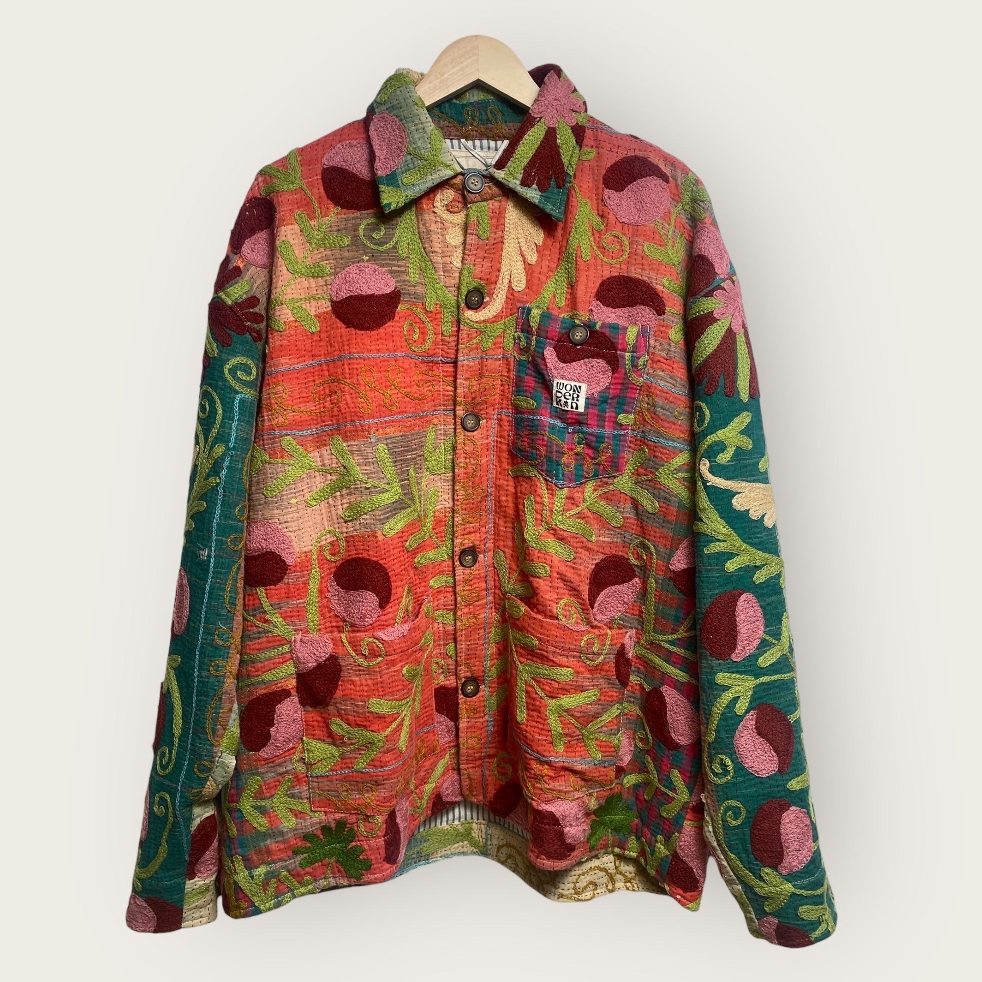 THE LONG KANTHA CHORE JACKET // #34 - ONE of ONE
