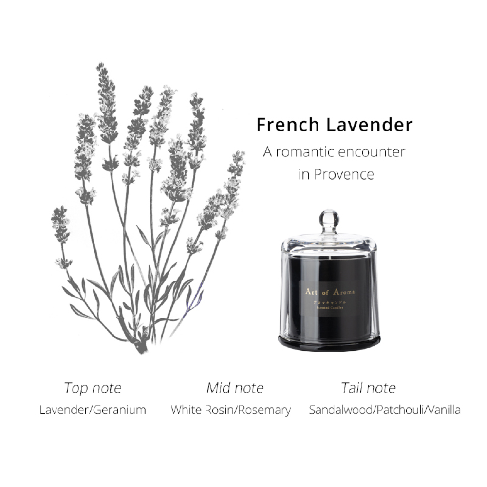 THE SCENTED CANDLE // french lavender