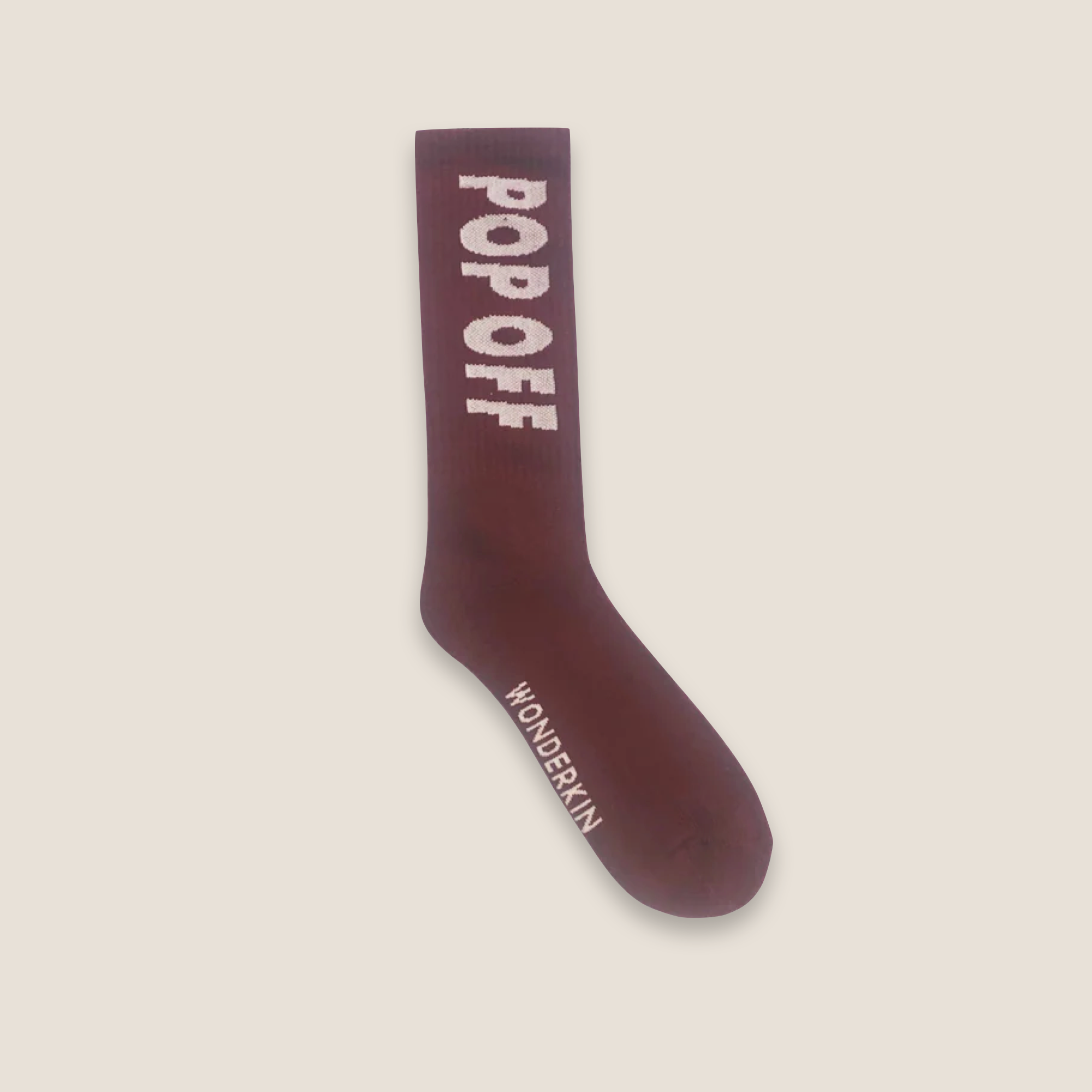THE POP OFF SOCKS // burgundy
