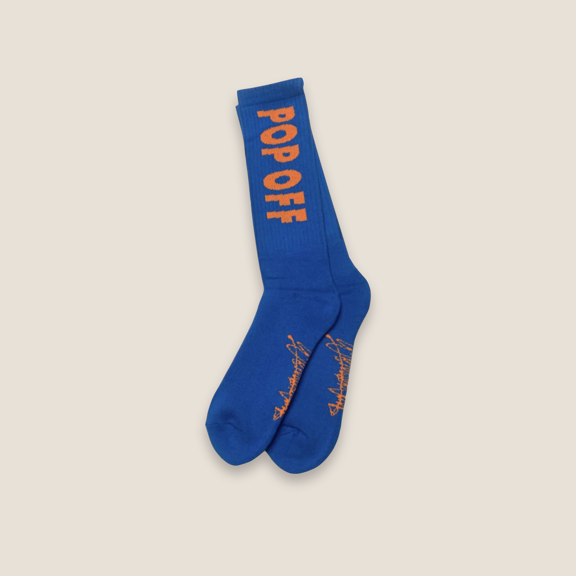 THE POP OFF SOCKS // blue