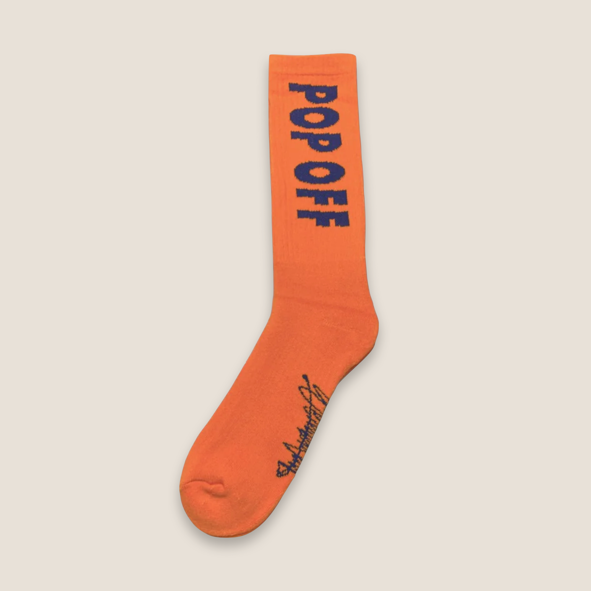 THE POP OFF SOCKS // orange