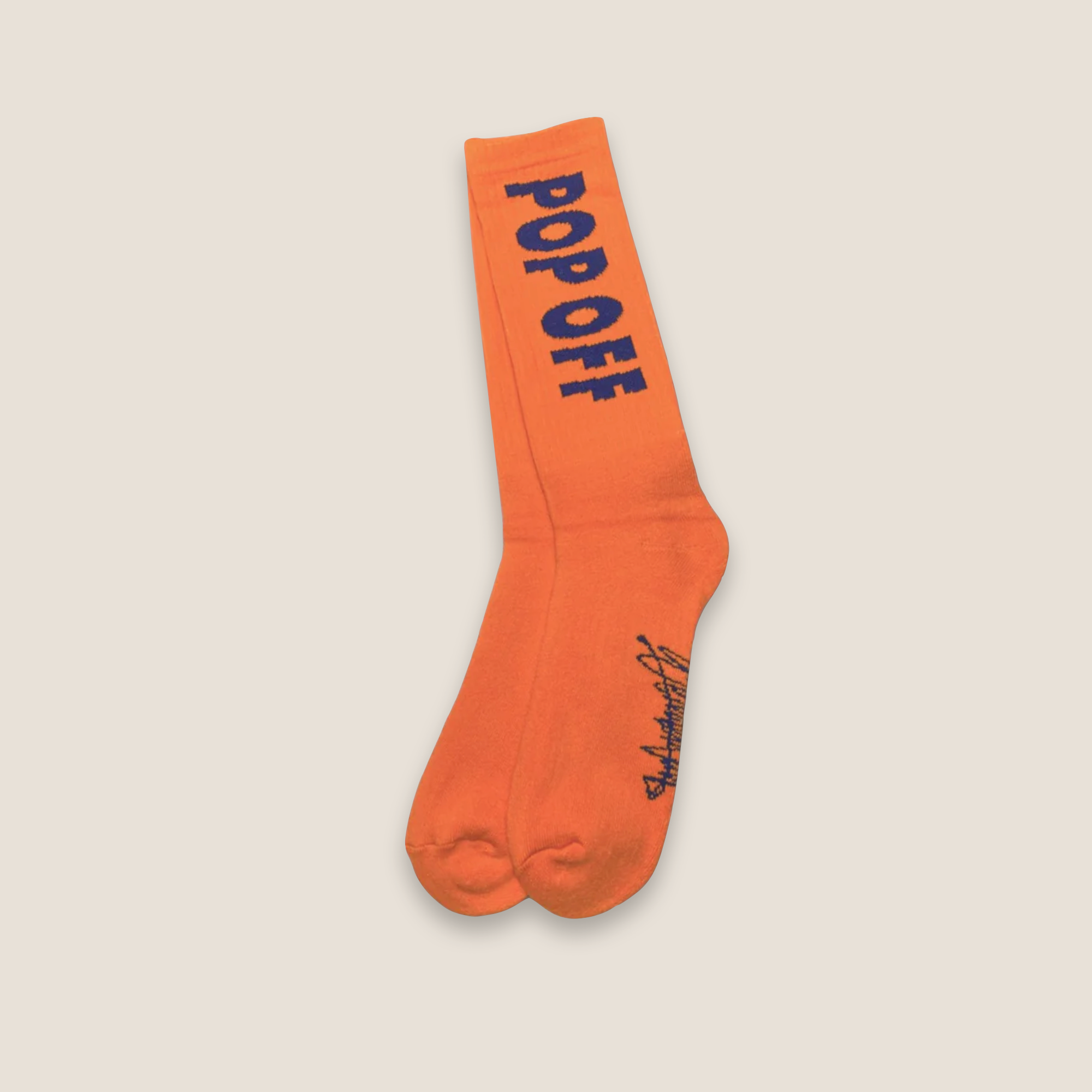 THE POP OFF SOCKS // orange