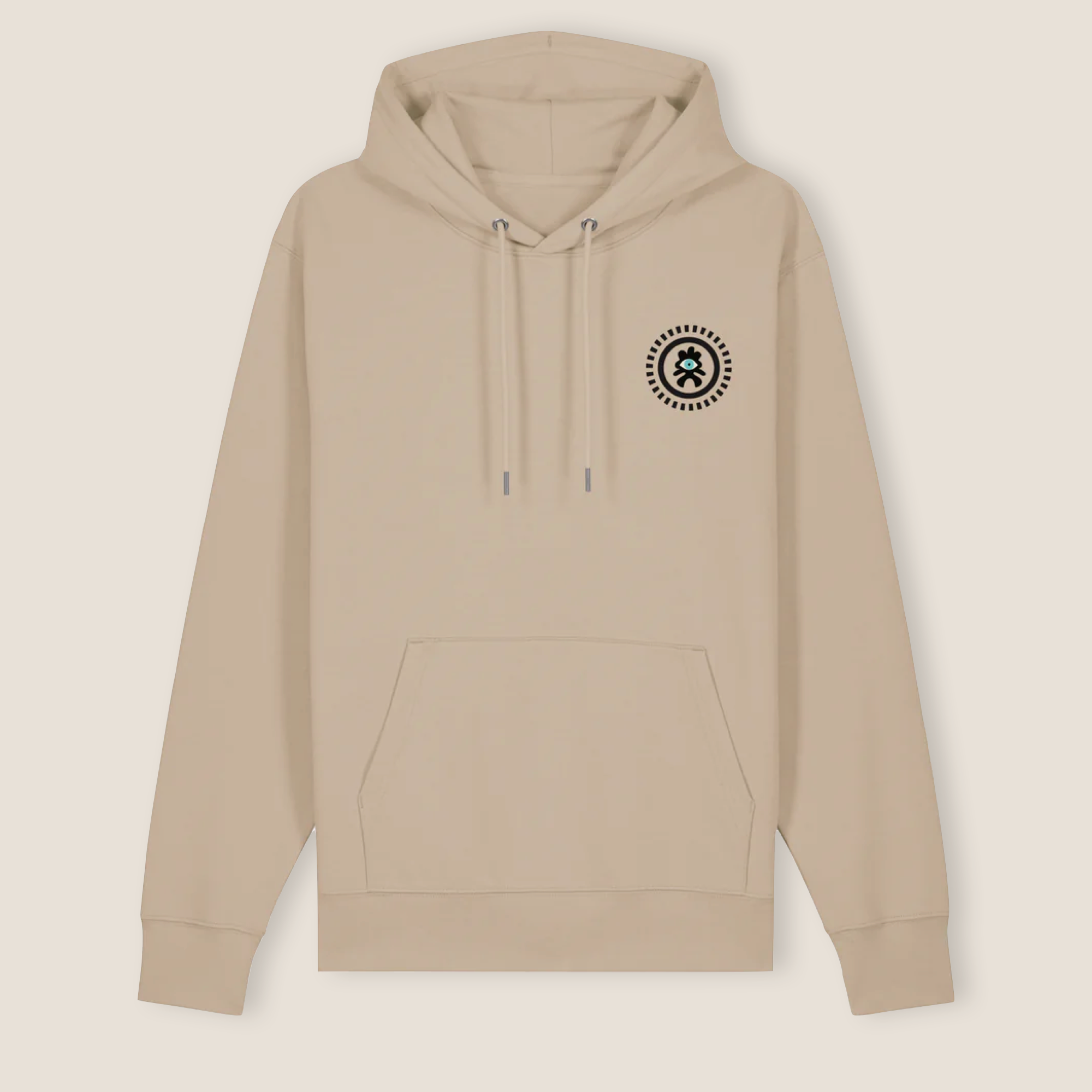THE POP HOODIE 350 // dessert dust with green