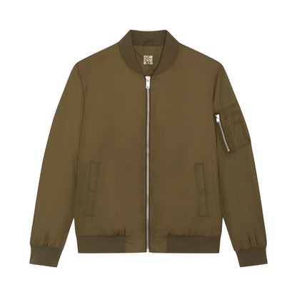 THE POP BOMBER JACKET // forrest green