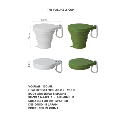 THE FOLDABLE CUP // light grey