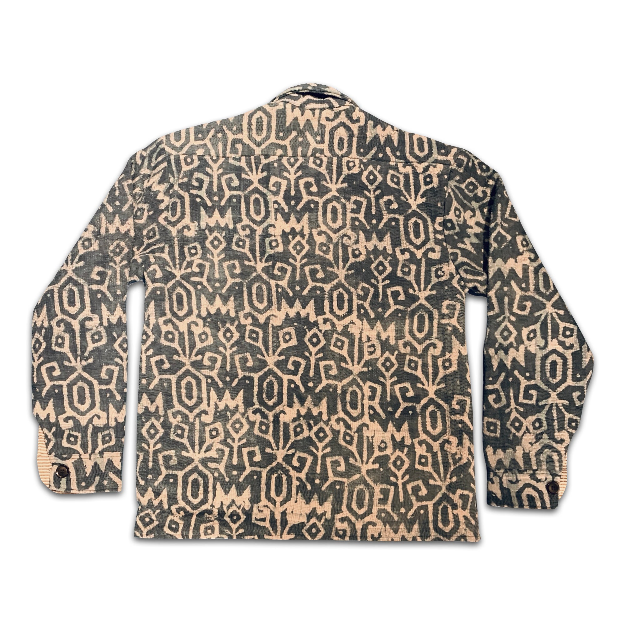 THE LONG INDIGO KANTHA JACKET // #164