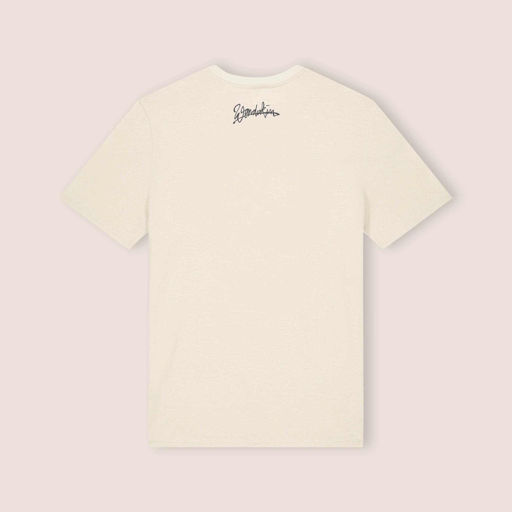 THE LOVER TEE 180 // natural raw & blue