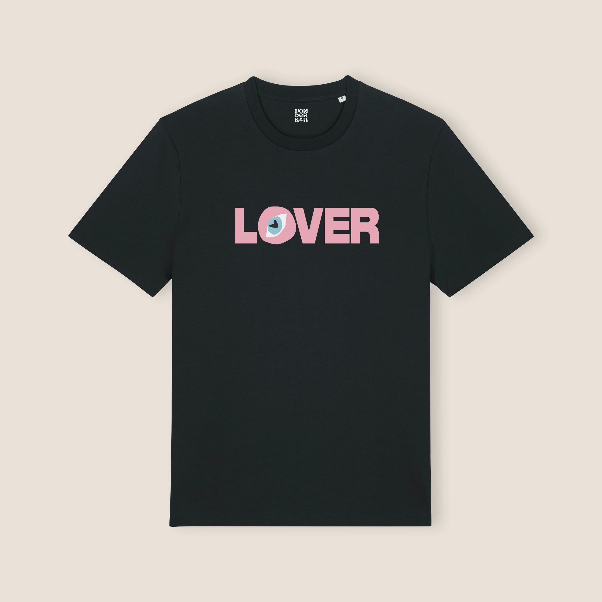 THE LOVER TEE 180 // black and pink