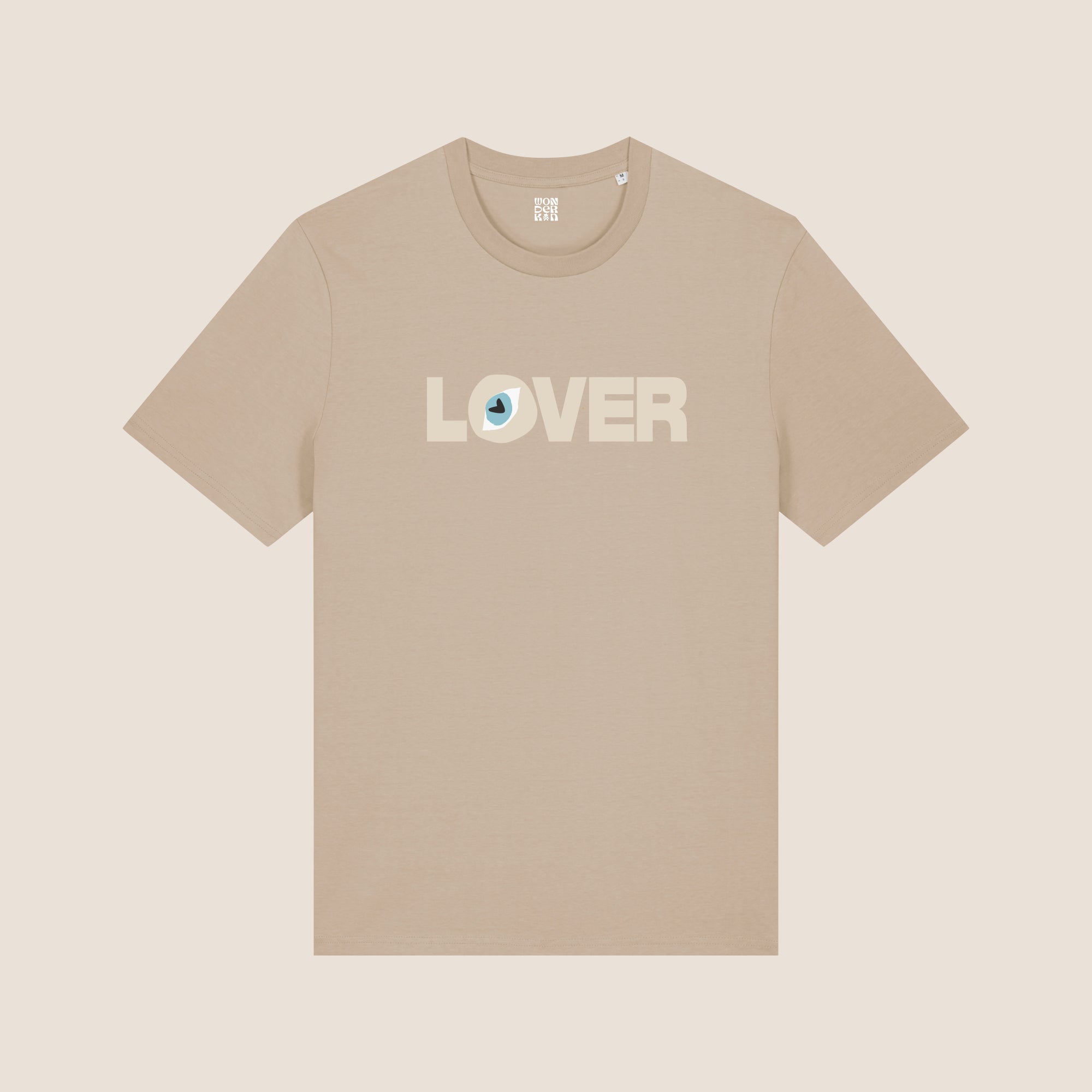 THE LOVER TEE 180 // desert dust & beige