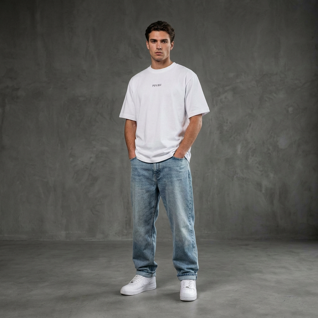 THE POP TEE 240  // white spectrum
