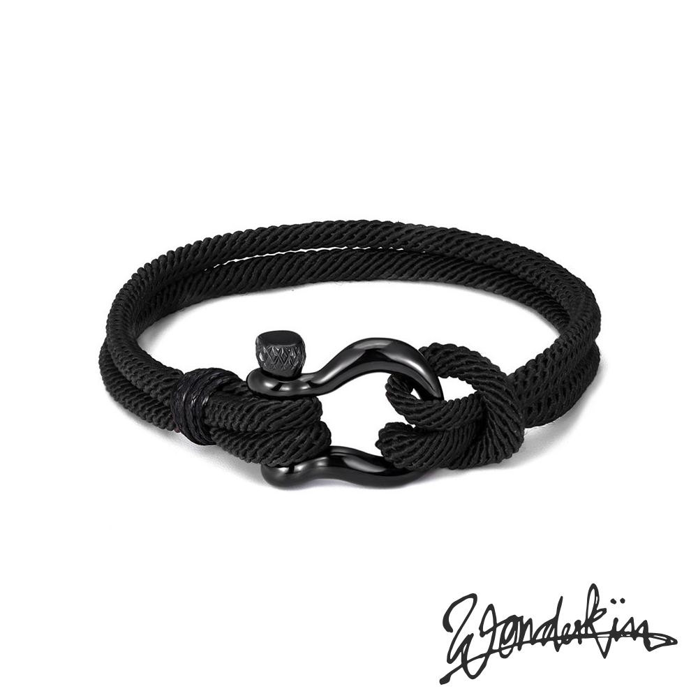 THE POP BLACK D BRACELET // dark black