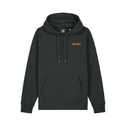 THE POP HOODIE 350 // dark heather grey