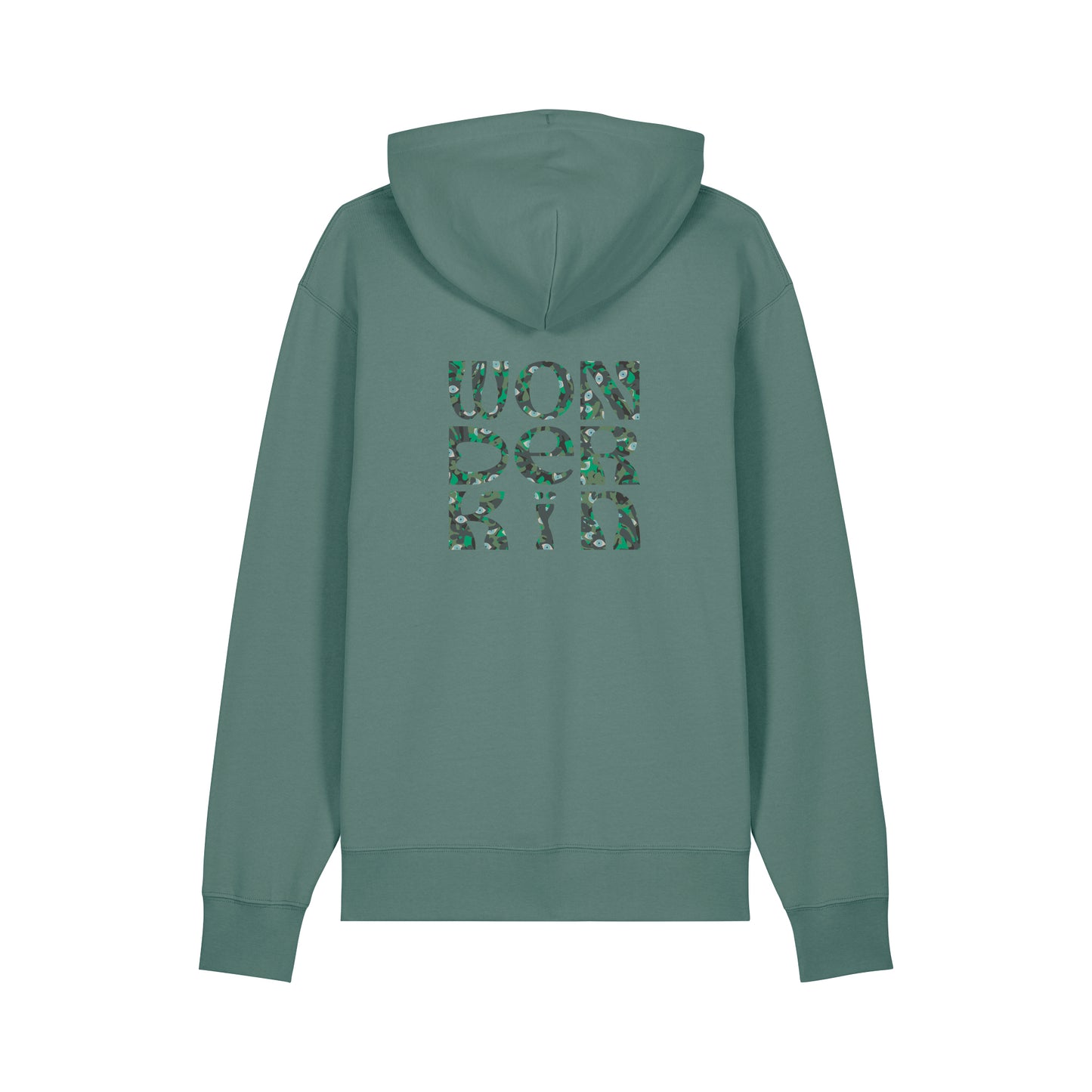 THE POP HOODIE 350 // green with the jungle