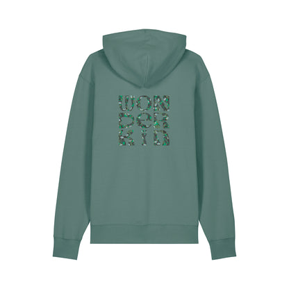 THE POP HOODIE 350 // green with the jungle