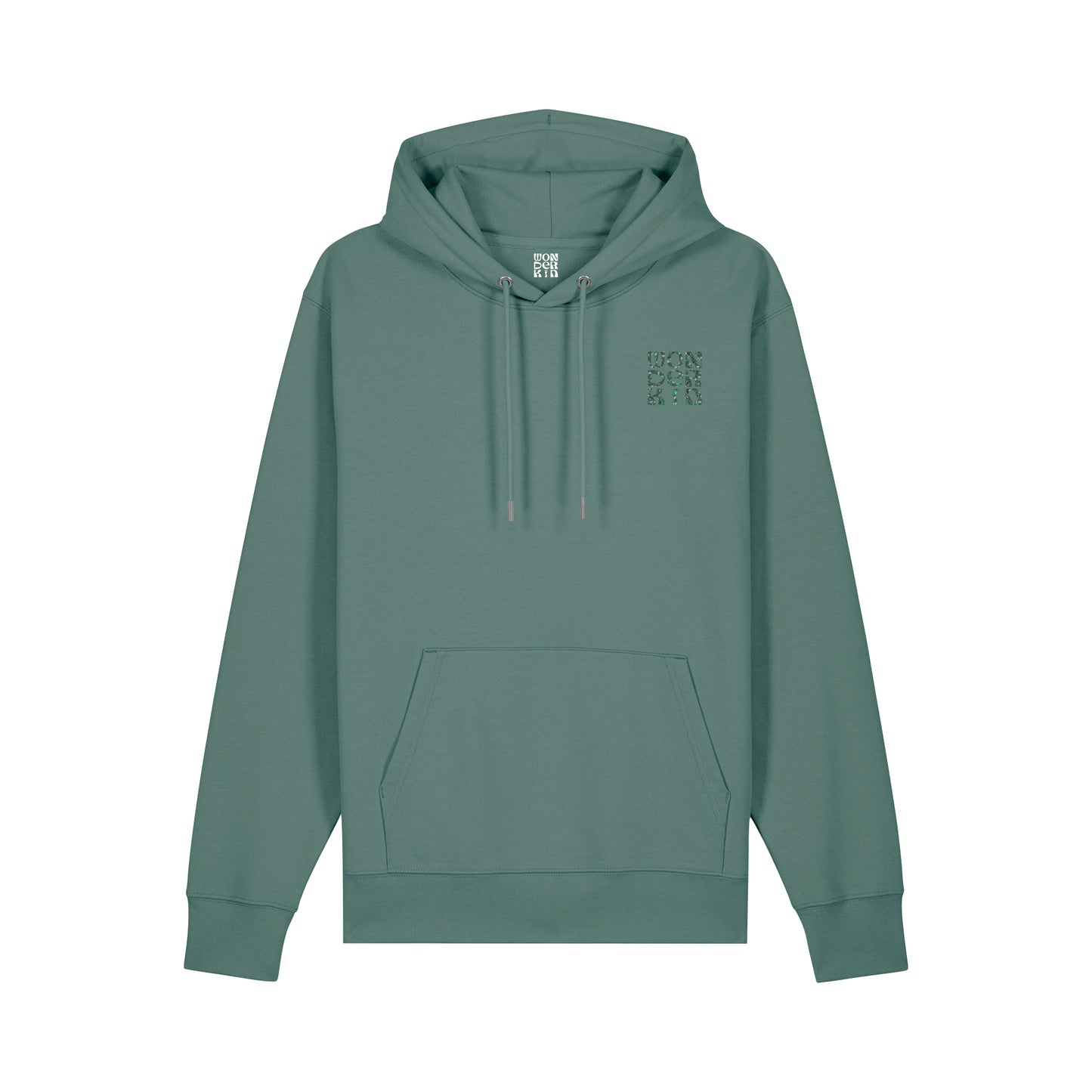 THE POP HOODIE 350 // green with the jungle