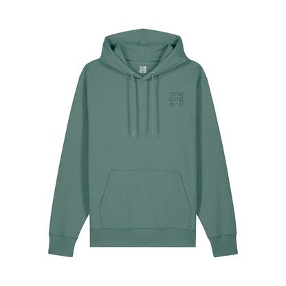 THE POP HOODIE 350 // green with the jungle