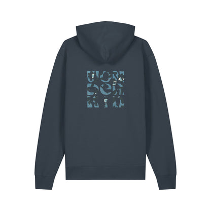 THE POP HOODIE 350 // inkl grey with the play