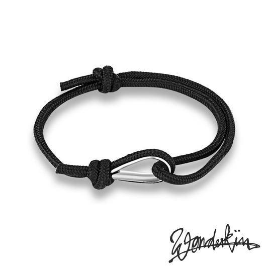 THE POP HOOK BRACELET //  dark black