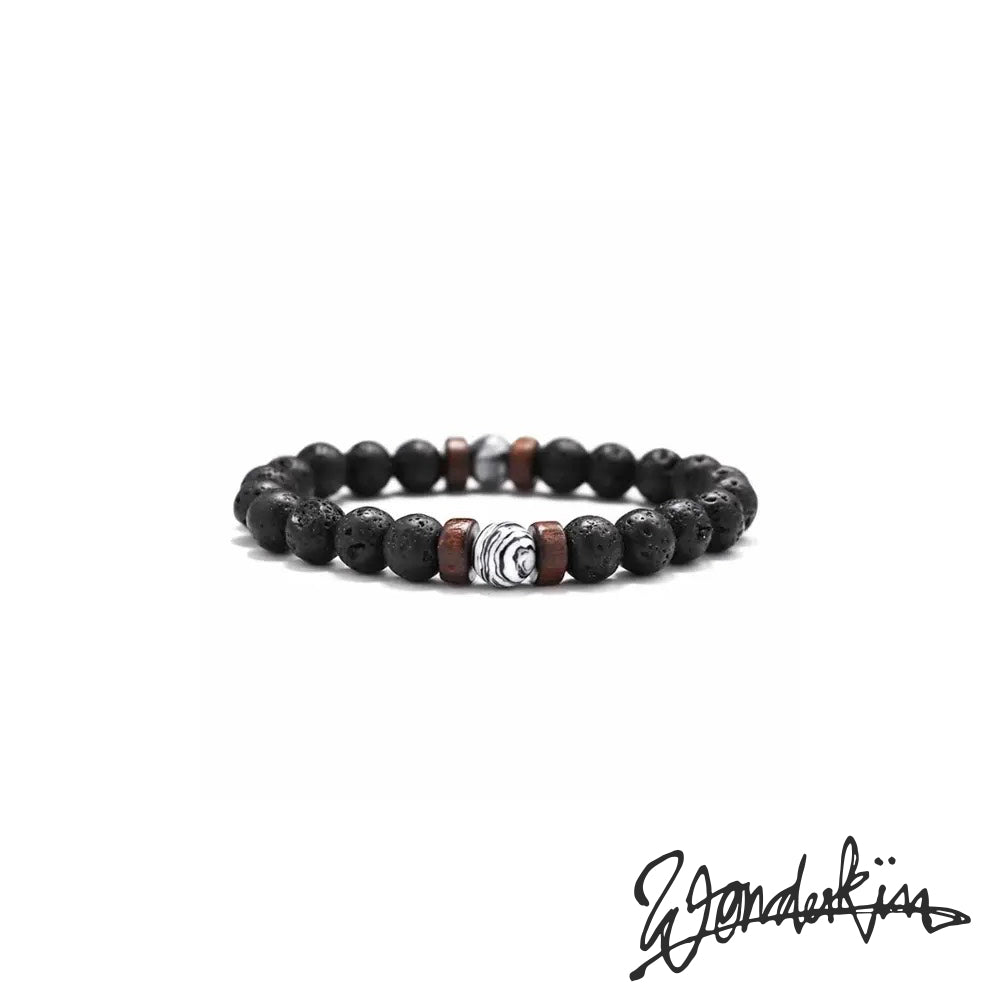 THE POP LAVA BEAD BRACELET // TOURMALINE