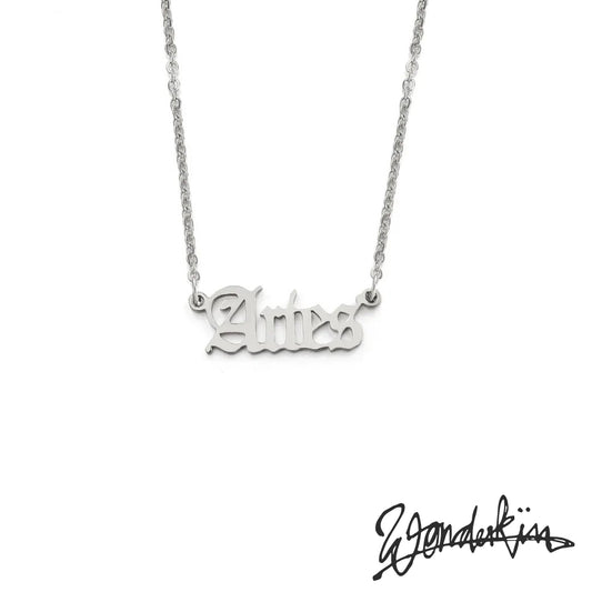 THE POP OFF ARIES NECKLACE // silver