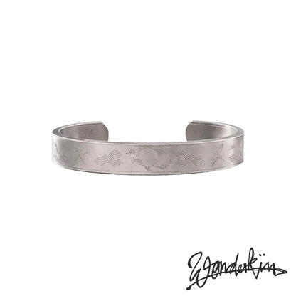 THE POP OFF NATURE BANGLE // vintage silver