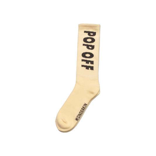 THE POP OFF SOCKS // white