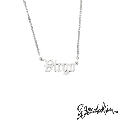 THE POP OFF VIRGO NECKLACE // silver