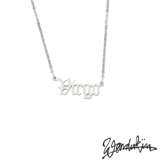 THE POP OFF VIRGO NECKLACE // silver