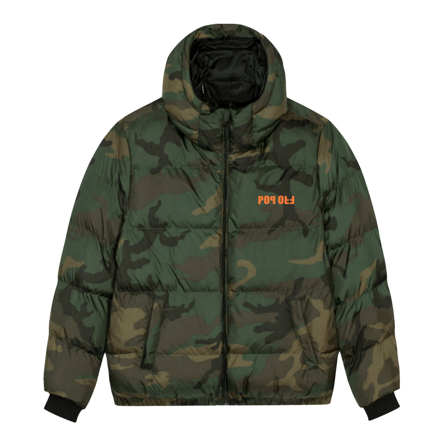 THE POP PUFFER // camo pop off - SAMPLE