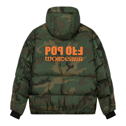 THE POP PUFFER // camo pop off - SAMPLE