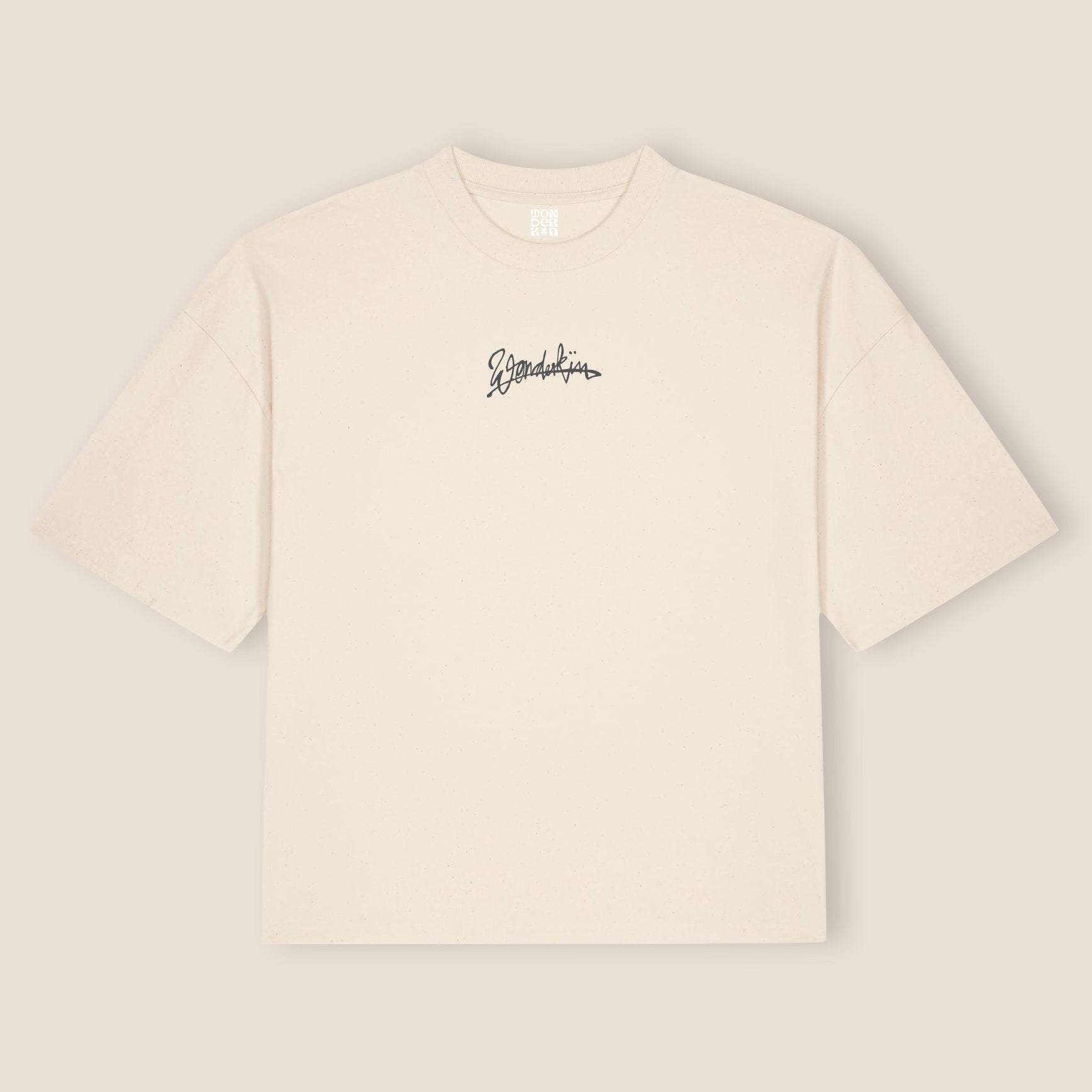 THE POPSEE EYE TEE 200 // natural raw & faded black