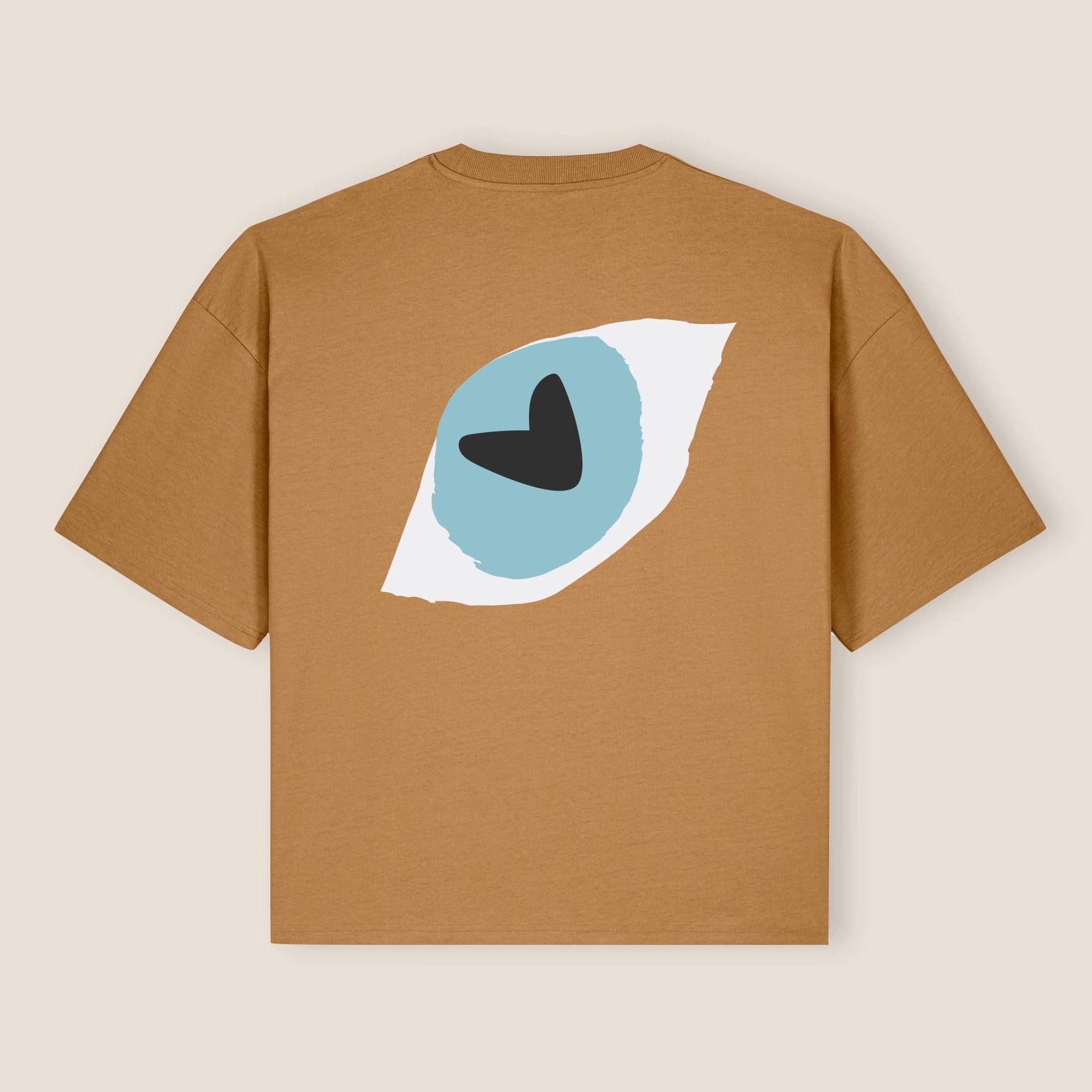 THE POPSEE EYE TEE 200 // grounded beige & faded black