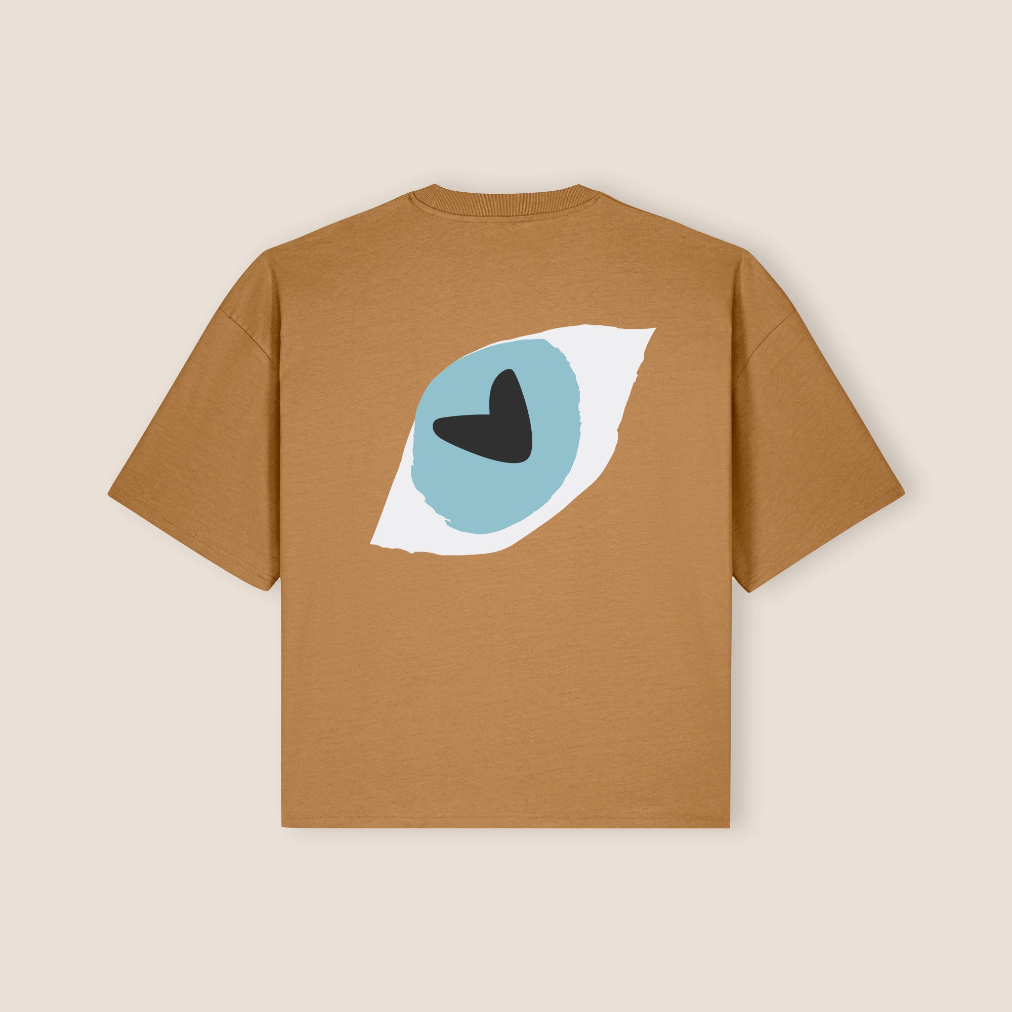 THE POPSEE EYE TEE 200 // grounded beige & faded black