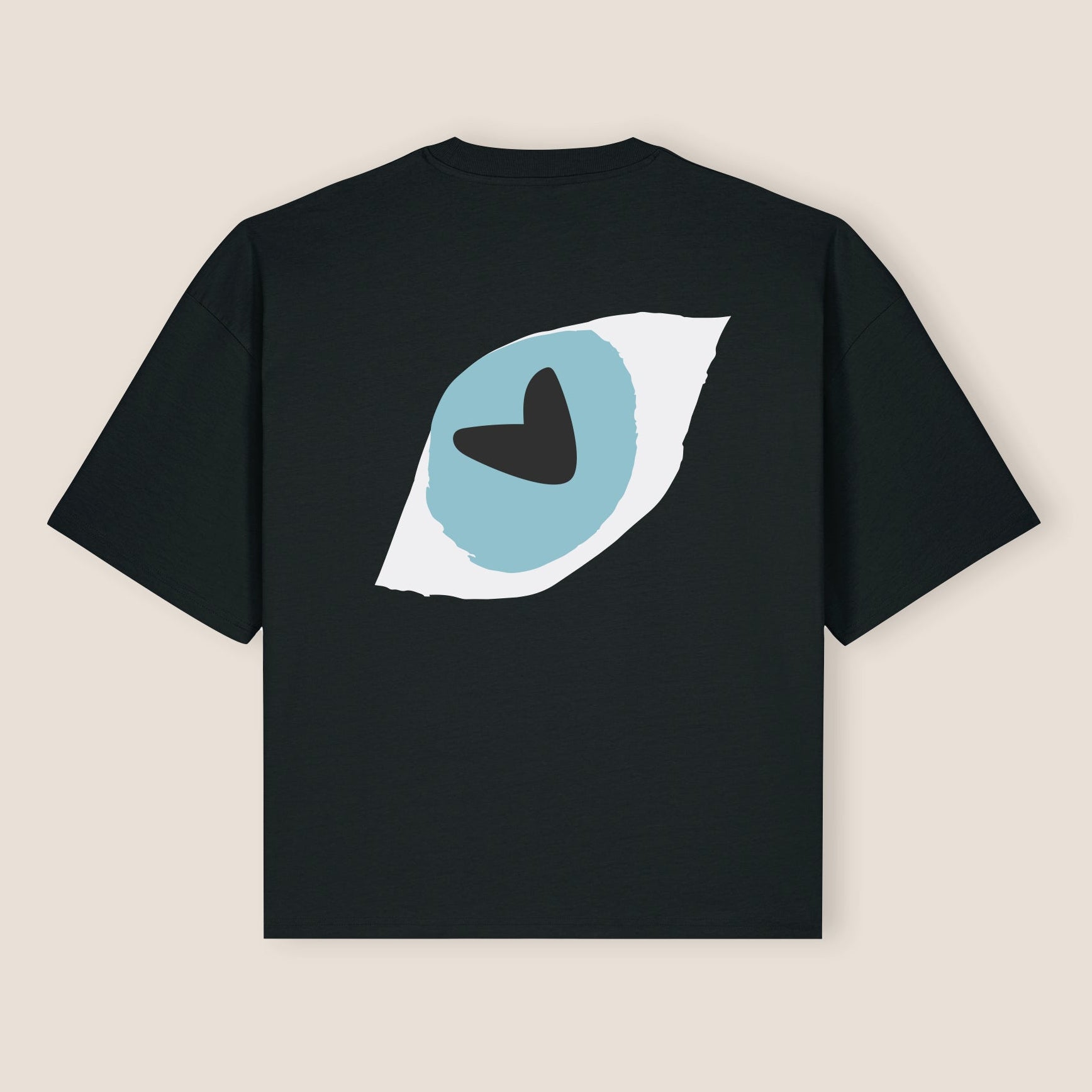 THE POPSEE EYE TEE 200 // black & off white