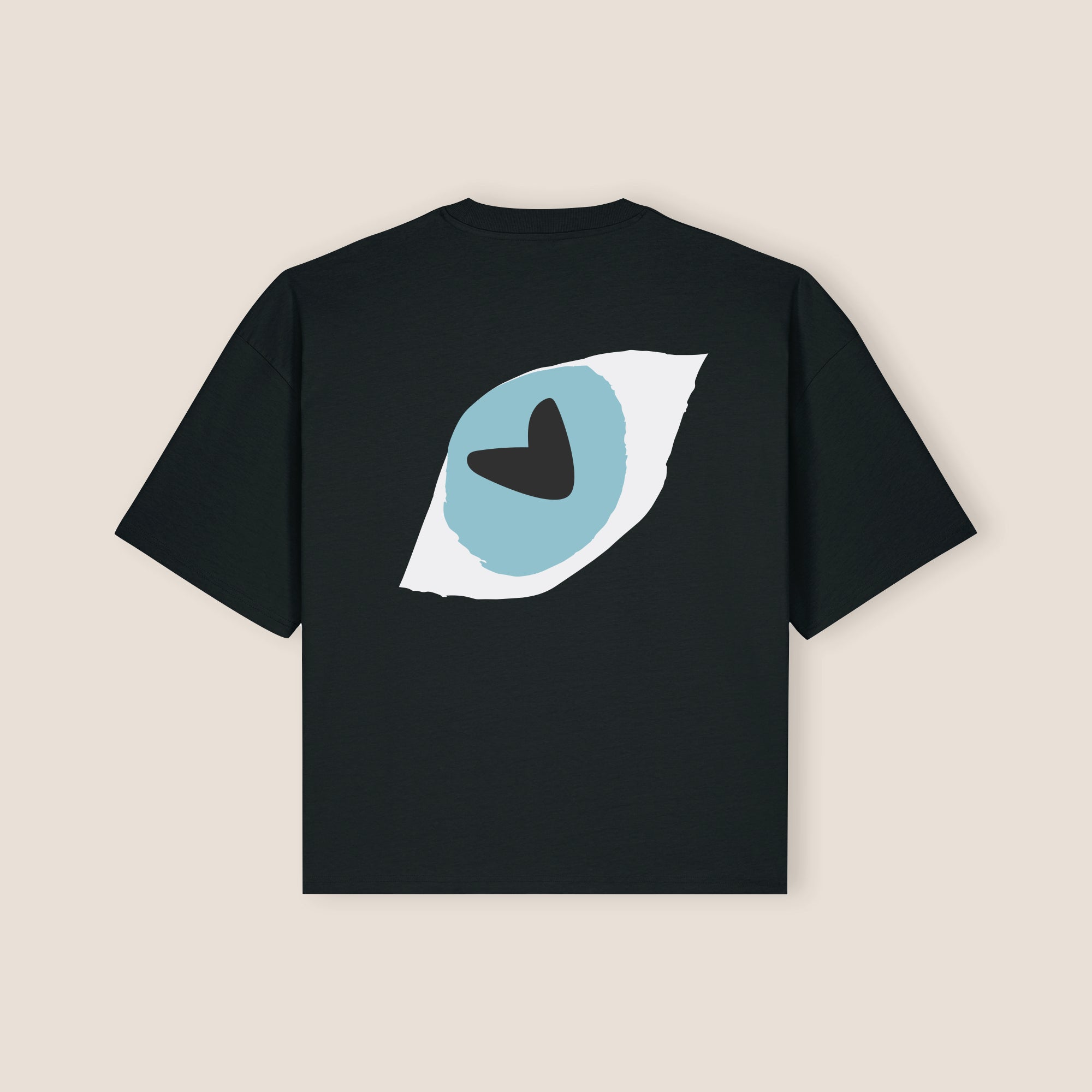 THE POPSEE EYE TEE 200 // black & off white